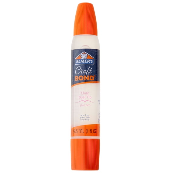 Elmer’s CraftBond Clear Dual Tip Glue Pen, 12 Pack