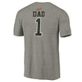 thumbnail image 3 of Men's Gray Phoenix Suns Greatest Dad Tri-Blend T-Shirt, 3 of 3