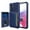Darkblue, variant on Dteck Case for Samsung Galaxy S23 FE,Magnetic Leather Card Slots Wallet Case Shockproof Rubber Flip Durable Cover, Black