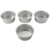 4 Inch Small Cake Pan Set of 4, Baking Round Cake Pans Tins Bakeware for Mini Cake Pizza, Quiche, & Healthy