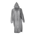 thumbnail image 1 of TISHITA Long Raincoat Portable Tear Resistant Rain Jacket for Camping Outdoor Travel Grey, 1 of 8