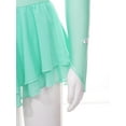 thumbnail image 7 of YONGHS Kids Girls Figure Ice Skating Dress Ballet Dance Leotard Dancewear Light Green 12, 7 of 7