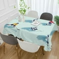 thumbnail image 2 of Yayeee Tablecloths 54" x 72" Rectangle Wrinkle Resistant Party Table Cover, Ice Hockey, 2 of 8