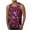 Wine, variant on Aofany New Men's Casual Plus Size Print Tank Top Sports Sleeveless Round Neck T-shirt Pullover Blouses
