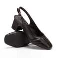 thumbnail image 3 of Rexoro Women Pumps Square Toe Slingback Mid Block Heel Women's Dress Shoes Office Party, 3 of 5