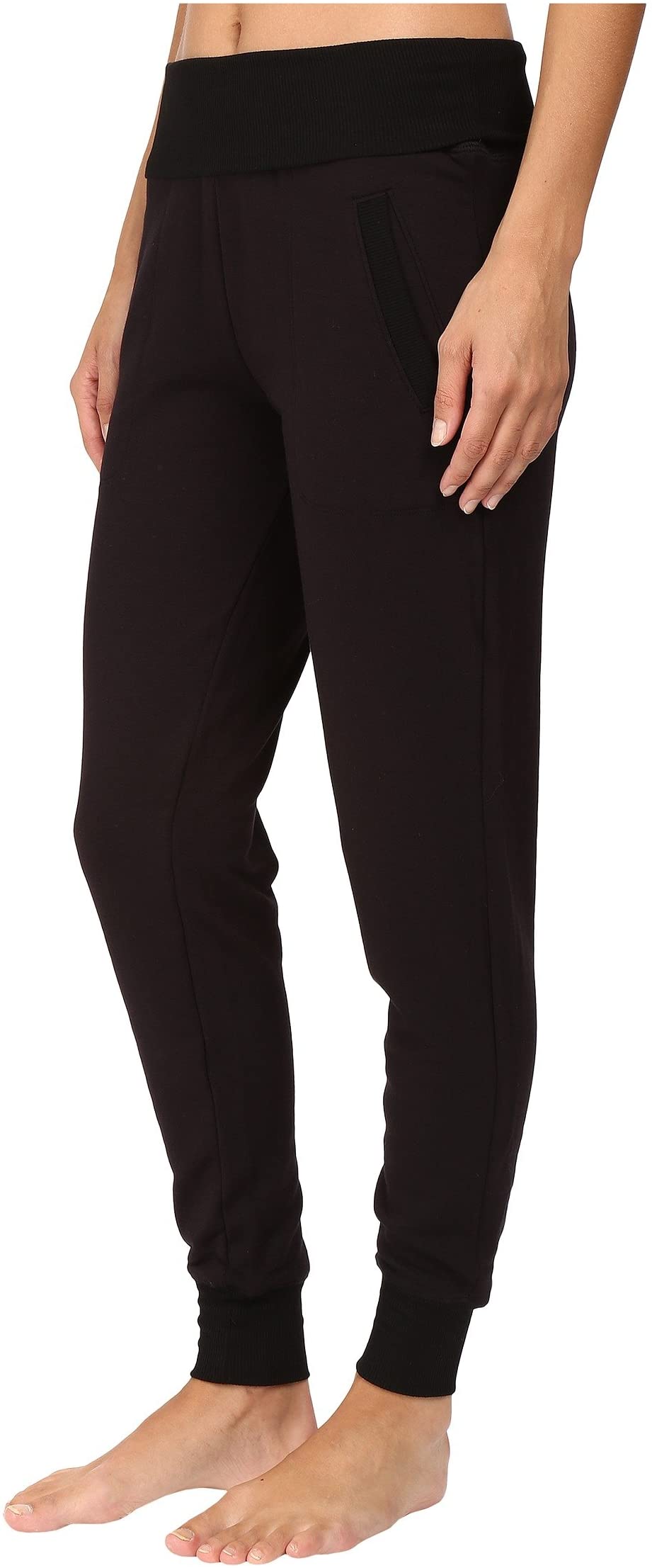 Beyond Yoga Womens Cozy Fleece Foldover 