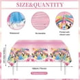 thumbnail image 3 of 97 Pcs Princess Birthday Party Decorations, Princess Plates and Napkins Tableware for Party, Prin cess Decor Supplies Set for Girl Birthday Flower Fairytale Dinnerware Serve 16 Guests, 3 of 4