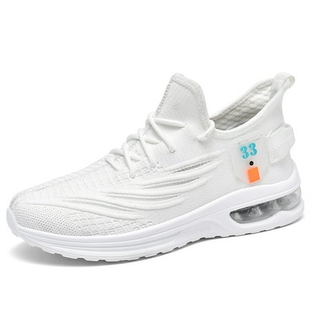 HAOSHIDUO Men s Sports Shoes Soft Non Slip Shock Absortion Fabric Running Shoes Lightweight Breathable Walking Shoes