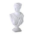 thumbnail image 2 of Tête Statue Buste Résine Mythologie Grecque Europe Décor pour art Sculpture Blanc, 2 of 8