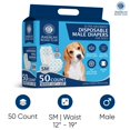 thumbnail image 2 of Pañales para perros American Kennel Club para hombre, desechables, pequeños, 50 unidades, 2 of 8