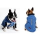 thumbnail image 2 of Chaqueta de invierno acolchada clásica para mascotas, resistente al viento, impermeable y con forro polar. Azul-XL, 2 of 9