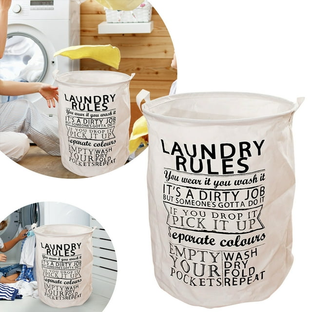 Home Improvement, Patterned Linen Laundry Hamper Without Lid Large Open Top Dirty Stylish And Breathable Fabric For Bedroom Or Bathroom Easy And Durable Design, Laundry basket
