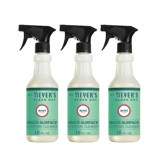 Mrs. Meyer's Multi-surface Cleaner Mint , 16 oz (Pack of 3)