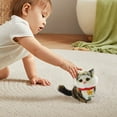thumbnail image 4 of XIANXIAN Realistic Baby Calico Cat Figurine - Lifelike Furry Kitten Statue, Plush Kitty Stuffed Animal Toy, Home Office Car Decor, Collectible Gift, Photo Prop, 4 of 6