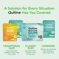 thumbnail image 3 of Quitine Nicotine Gum 2mg Mint, 240 Count, Stop Smoking Aid, 3 of 6