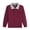 Wine, variant on longantii School Polo Shirts for Girls Fashion Long Sleeve Back To School T-Shirts Loose Fit Collared Uniform Shirts Solid Color Spring Fall Pullover Blue 10-11 Year