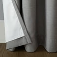 thumbnail image 2 of Archaeo Linen Blend Blackout Grommet Top Curtain, 52"x84", Gray, 2 of 8
