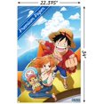 thumbnail image 3 of One Piece: Fishman Island - Luffy, Nami, Tony Tony Chopper Wall Poster with Pushpins, 22.375" x 34", 3 of 4