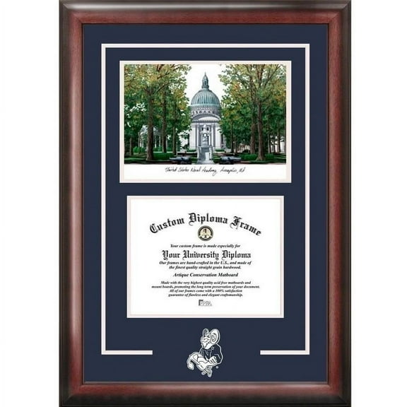 Navy Midshipmen 14" x 10" Spirit Graduate Diploma Frame