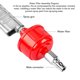 thumbnail image 3 of Filtro 5 Piezas Pistola Pulverizadora Filtro De Agua Y Aire Rosca De 1/4 De Pulgada Pulverizador De Pintura Desechable Filtro De Agua Para Carpintería Automotriz Pulverización, 3 of 7