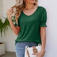 thumbnail image 6 of Tshirt Women Women's Casual, Fashionable And Sexy Solid Color Comfortable And Breathable V-neck Top, 6 of 7