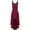 Red, variant on Women's Gothic Punk Dress Strap Style Sleeveless Off Shoulder Mid Length Dress