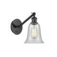 thumbnail image 1 of 317-1W-BK-G2812-LED-Innovations Lighting-Hanover - 1 Light Wall Sconce In Industrial Style-13.38 Inches Tall and 6.25 Inches Wide Matte Black Fishnet, 1 of 1