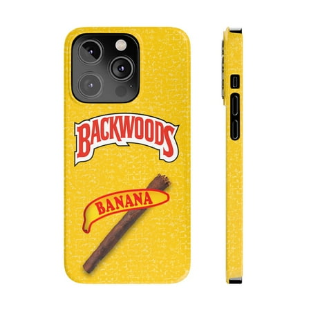 iPhone Slim Case Backwoods Banana Back Woods Yellow Flavor Trendy Gift - iPhone 14 Pro