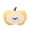 Yellow, variant on 20in Apple Leopard Plush Pillow – Fruit Shape Decorative Cushion for Sofa,Bedroom,Living Room