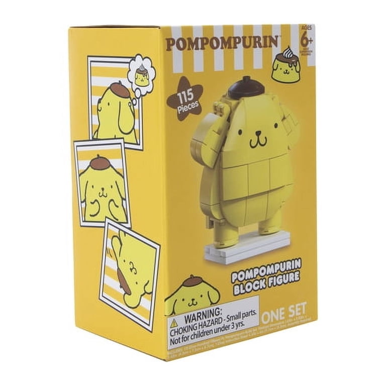 Sanrio Collectible Pompompurin Block Figure Interlocking Block