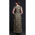 thumbnail image 4 of Bimba Floral Printed Front Slit Sleeveless Summer Spring Women Maxi PartyDress-X-Small, 4 of 5