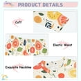 thumbnail image 4 of Dailycode Cotton Pajama Set Snug Fit Long Sleeve Top and Pants for 18M-8Y Tomato Orange Berry, 4 of 7