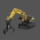 thumbnail image 5 of Toy Car Boy Large Engineering Vehicle Excavator Bulldozer Gripper Ground Drill Model, 5 of 5