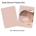 thumbnail image 3 of PRÁTICA DE PIMINACIÓN DEL CUERO CABELDO PIEL, Silicona 2pcs Prepint -Hombre Calvo Micropigmentation Práctica de la Piel para la Piel para la Práctica del Cuero Cabelludo, 3 of 7