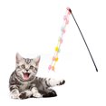 thumbnail image 3 of Cat Wand Toys, Interactive Durable Cat Teaser Wand Promote Exercise Improve Coordination  for Small Cats Orange,Blue,, 3 of 8