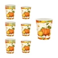 thumbnail image 4 of Thanksgiving Disposable Tableware Set,Autumn Pumpkin Maple Leaf Cup Plate Napkin for Livingroom Picnic Holiday Gathering, 4 of 9