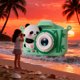 thumbnail image 4 of Cámara digital Pisexur para niños, 1080P, con tarjeta de 32 GB, de silicona suave y resistente a los golpes, ideal como regalo de cumpleaños para niñas y niños de 3 a 12 años. Electrónica infantil, o, 4 of 5