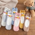 thumbnail image 2 of 6Pairs Fuzzy Socks for Women Girls, Fluffy Warm Winter Cozy Animal Indoor Socks, 2 of 7