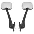 thumbnail image 3 of KOJEM Pair Hood Mirror Compatible with 2008-2017 Freightliner Cascadia Pair Hood Mirrors Cap Cover Trucks Pickup Manual Hood Mirror Driver Left and Passenger Side Pair, 3 of 9