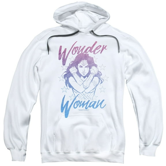 Wonder Woman Movie - Retro Stance - Pull-Over Hoodie - Large