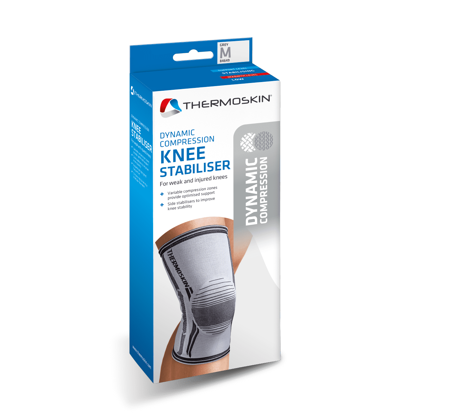Orthozone Thermoskin(r) Compression Knee Stabilizer-Patella Wrap Support Sleeve - XL