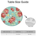 thumbnail image 3 of Round Elastic Tablecloth,Waterproof Table Cover,Pioneer Pink Peel Table Cloth Fits 36"-44" Round Tables for Dinner Outdoor Picnic Flowers, 3 of 3