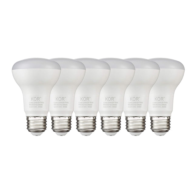 Bombilla LED KOR K22492-6, reflector R20 de 7 W, 5000 K (paquete de 6)