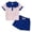 Blue, variant on Fourth of July Toddler Baby Boy Outfit American Flag Tractor Tshirt Short Sleeve Tops Solid Shorts Summer Clothes Set,Blue