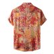 thumbnail image 4 of Hombres Casual Botones Playa Sin posicionamiento Estampado Turndown Camisa de manga corta Blusa Pompotops oipoqjl49520, 4 of 9