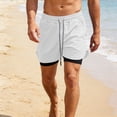 thumbnail image 3 of Rvwovn Men's 2-in-1 Lined Athletic Shorts with Compression Liner Lightweight Workout Running Shorts, 3 of 8