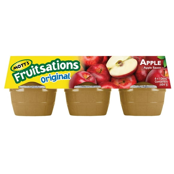 Mott’s Fruitsations Sauce aux pommes originale 6 x 113 g