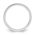 thumbnail image 2 of 10K White Gold 1.2mm Criss-Cross Pattern Stackable Band - Size 4.5, 2 of 3