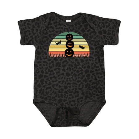 

Inktastic Halloween Pumpkin Patch Retro Sunset Gift Baby Boy or Baby Girl Bodysuit