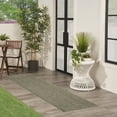 thumbnail image 4 of Nourison Tulum 2'2" x 8' Olive Outdoor Rug, 4 of 11